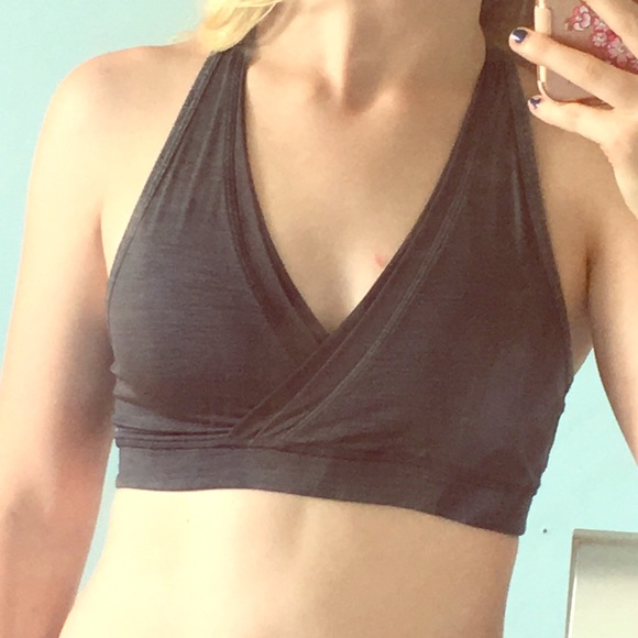 Lululemon Grey Sports Bra - Picture 1 of 4